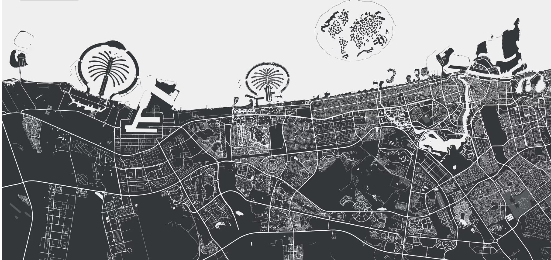 Dubai map